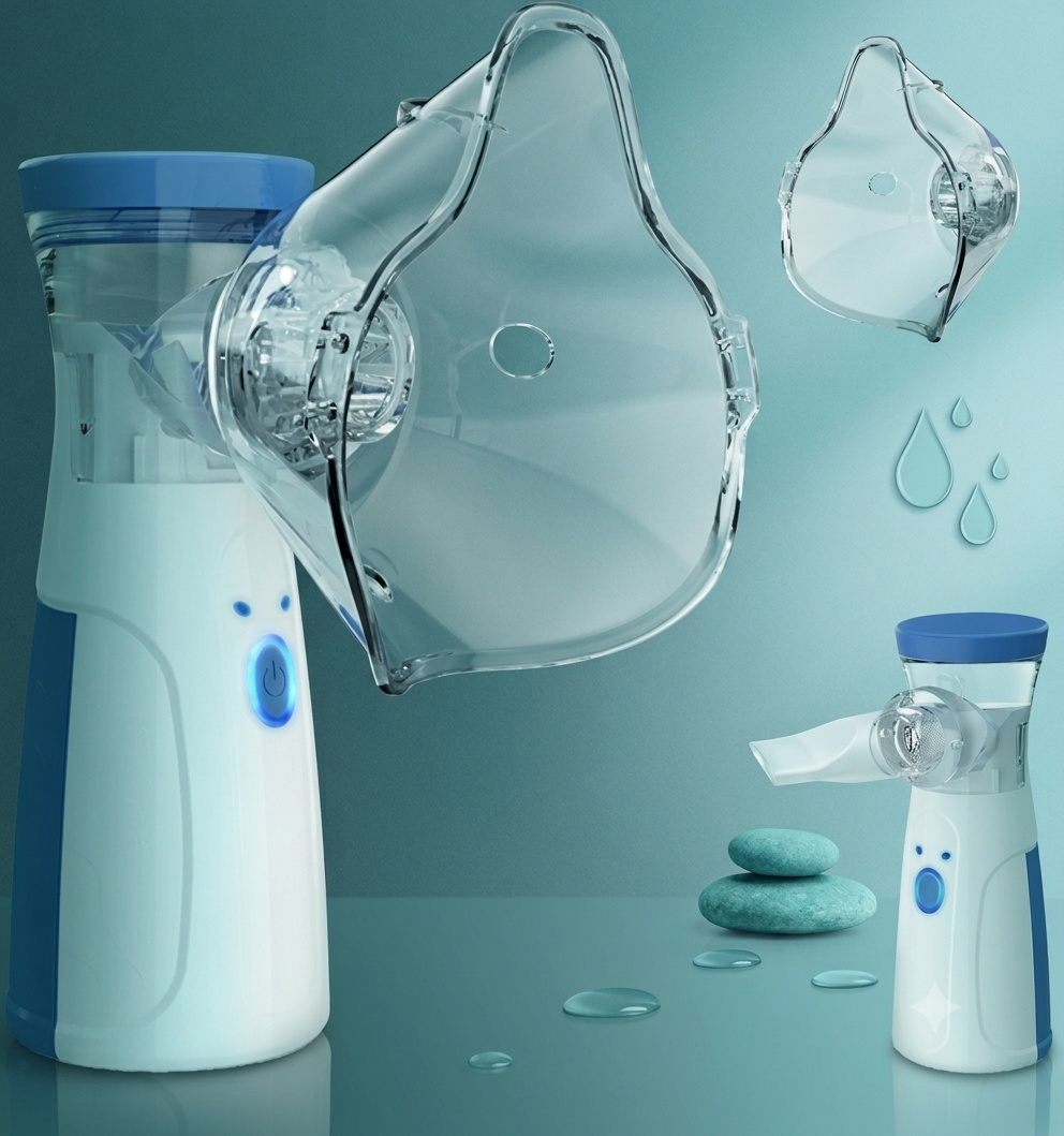 Portable Mesh Nebulizer™ – Silent Handheld Nebulizer for Kids & Adults